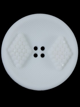 White Raised Textured 4-Hole Button – 44L/28mm White Raised Textured 4-Hole Button – 44L/28mm