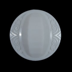 White Classy Etched Shank-Back Button – 44L/28mm White Classy Etched Shank-Back Button – 44L/28mm