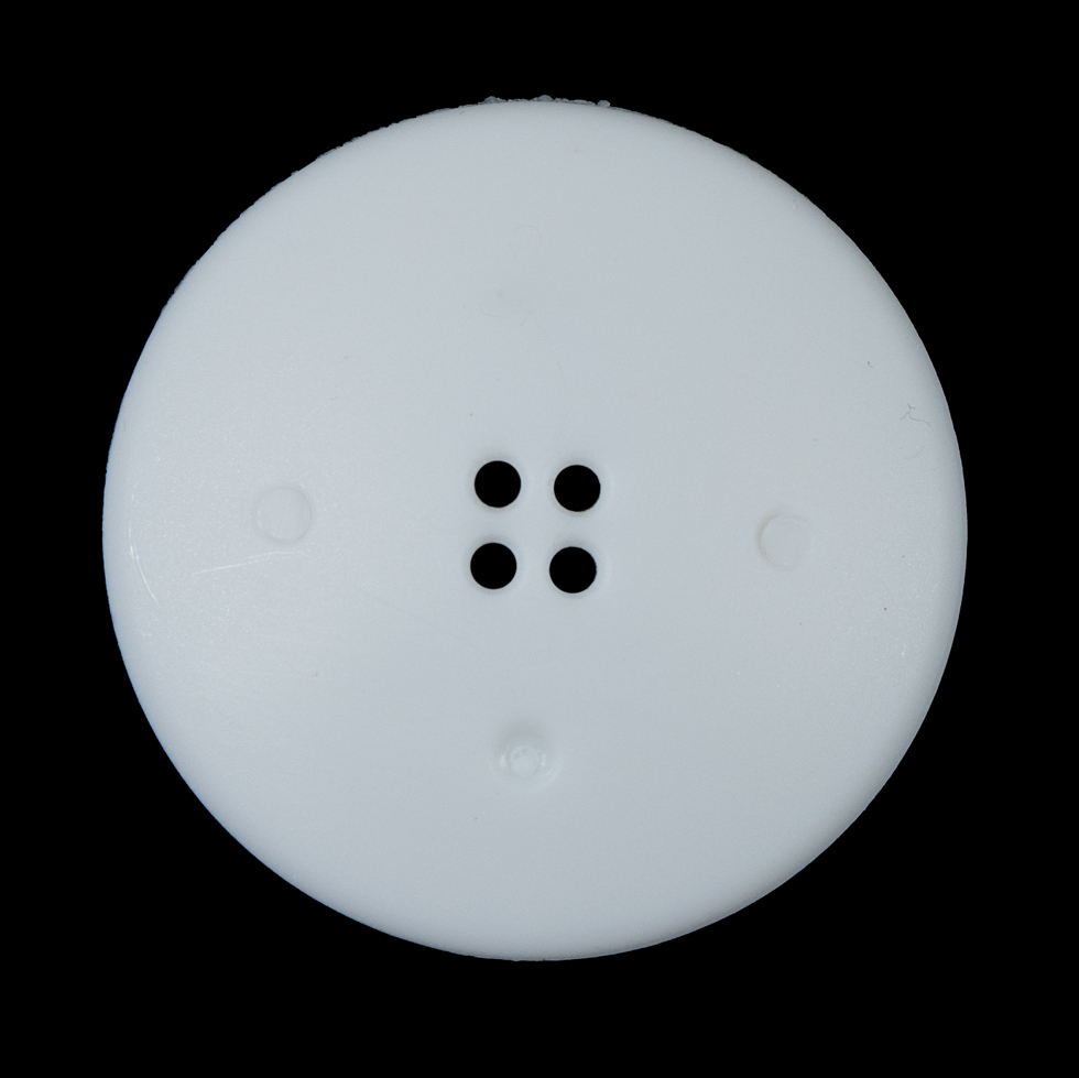 White Raised Textured 4-Hole Button – 54L/34mm White Raised Textured 4-Hole Button – 54L/34mm