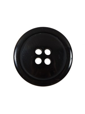 Black 4-Hole Plastic Button – 36L/23mm Black 4-Hole Plastic Button – 36L/23mm