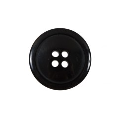 Black 4-Hole Plastic Button – 36L/23mm Black 4-Hole Plastic Button – 36L/23mm