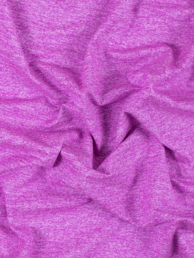 Heathered Neon Fuchsia Stretch Polyester Jersey Heathered Neon Fuchsia Stretch Polyester Jersey