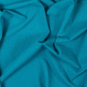 Surf Blue and Metallic Silver Striped Stretch Nylon Jersey Surf Blue and Metallic Silver Striped Stretch Nylon Jersey
