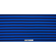 Electric Blue Awning Striped Stretch Eclon Jersey Electric Blue Awning Striped Stretch Eclon Jersey