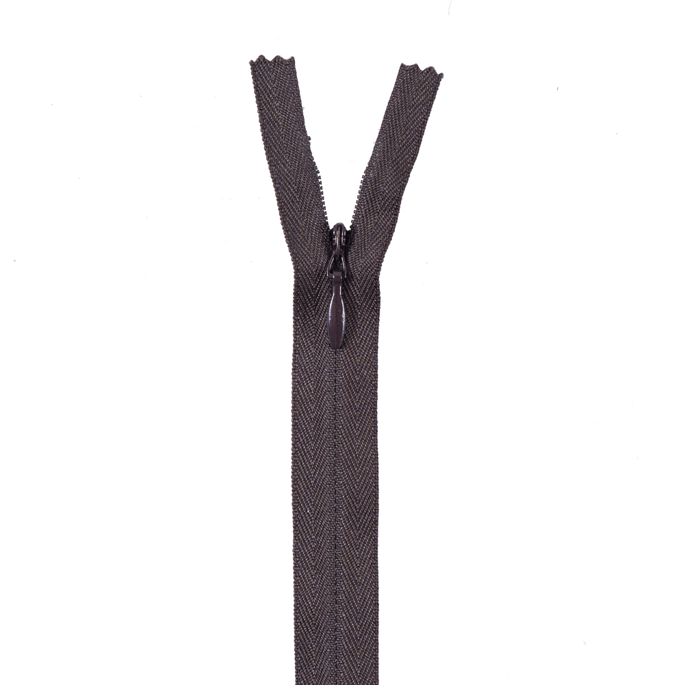 Invisible Zipper 9″ – Dark Brown Invisible Zipper 9″ – Dark Brown
