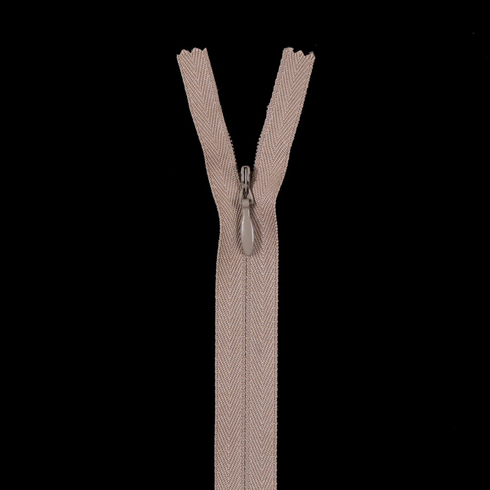 Tan Invisible Zipper-10″ Tan Invisible Zipper-10″