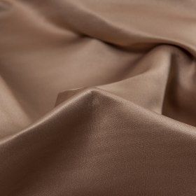 Brown and Tan Two-Tone Double Duchesse Satin Brown and Tan Two-Tone Double Duchesse Satin