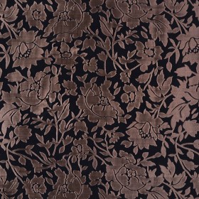 Gold Floral Burn-out Organdy Gold Floral Burn-out Organdy