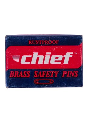 Chief Brass Safety Pins – 10 gross Chief Brass Safety Pins – 10 gross