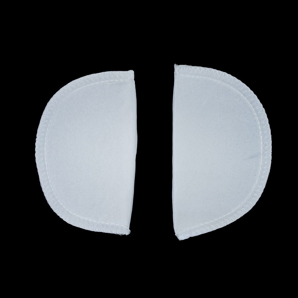 Foam Shoulder Pads Covered with White Polyester – 5.5″ x 3.25″ x .5″ Foam Shoulder Pads Covered with White Polyester – 5.5″ x 3.25″ x .5″