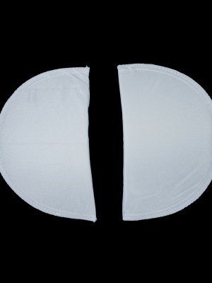 Foam Shoulder Pads Covered with White Polyester – 7″ x 4.5″ x .5″ Foam Shoulder Pads Covered with White Polyester – 7″ x 4.5″ x .5″