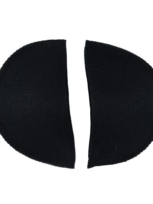 Foam Shoulder Pads Covered with Black Polyester – 6″ x 3.5″ x .5″ Foam Shoulder Pads Covered with Black Polyester – 6″ x 3.5″ x .5″