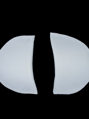 Foam Shoulder Pads Covered with White Polyester – 7″ x 4″ x .5″ Foam Shoulder Pads Covered with White Polyester – 7″ x 4″ x .5″