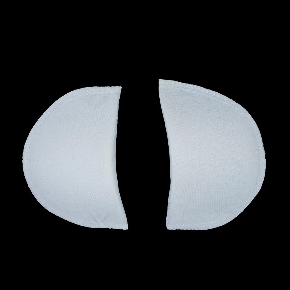 Foam Shoulder Pads Covered with White Polyester – 7″ x 4″ x .5″ Foam Shoulder Pads Covered with White Polyester – 7″ x 4″ x .5″