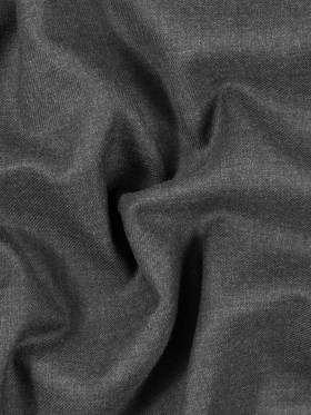 Italian Dark Gray Wool Twill Italian Dark Gray Wool Twill