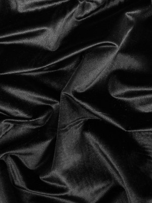 Polyester Velvet – Black – Helene Collection Polyester Velvet – Black – Helene Collection
