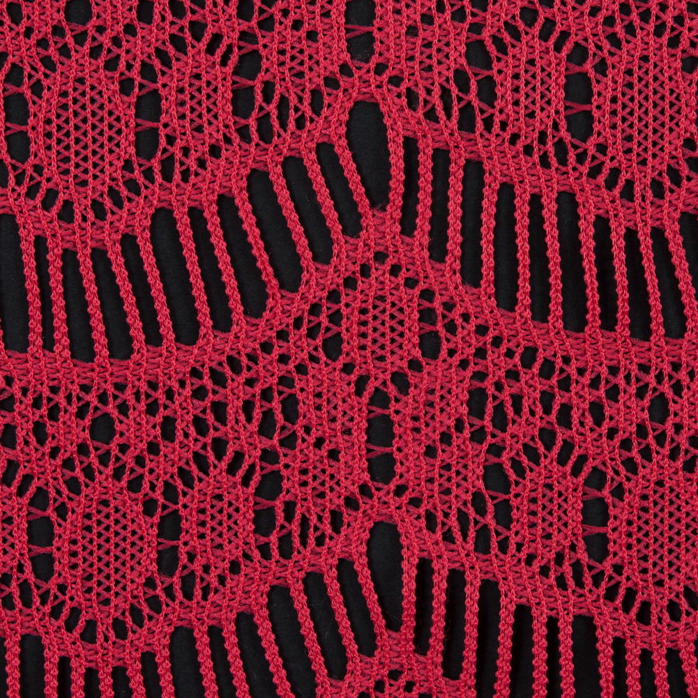 Crochet Lace – Coral All-Over Scallops Crochet Lace – Coral All-Over Scallops