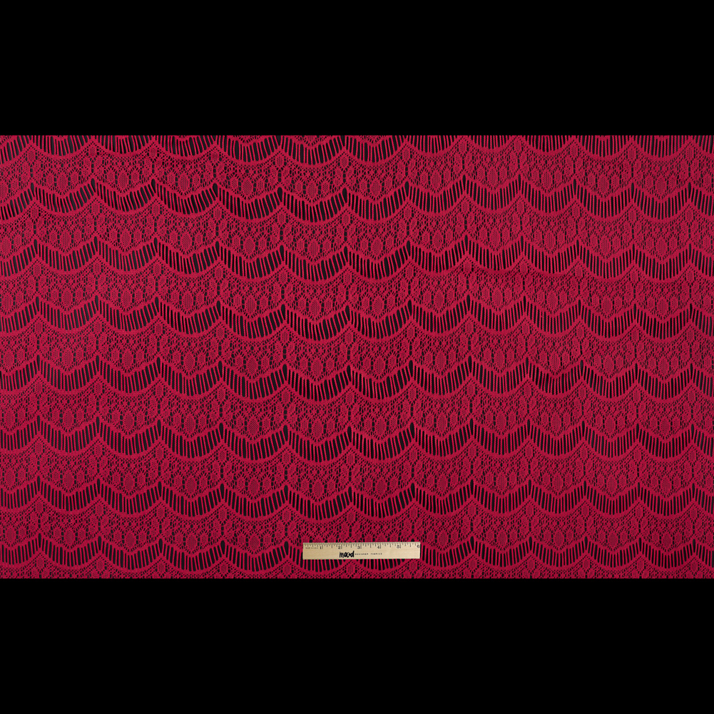 Crochet Lace – Coral All-Over Scallops Crochet Lace – Coral All-Over Scallops