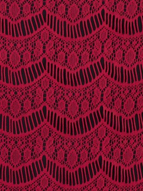 Crochet Lace – Coral All-Over Scallops Crochet Lace – Coral All-Over Scallops