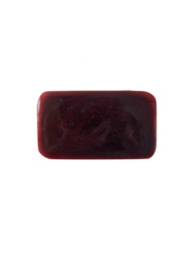 Amber Rectangular Horn Button – 44L/28mm Amber Rectangular Horn Button – 44L/28mm