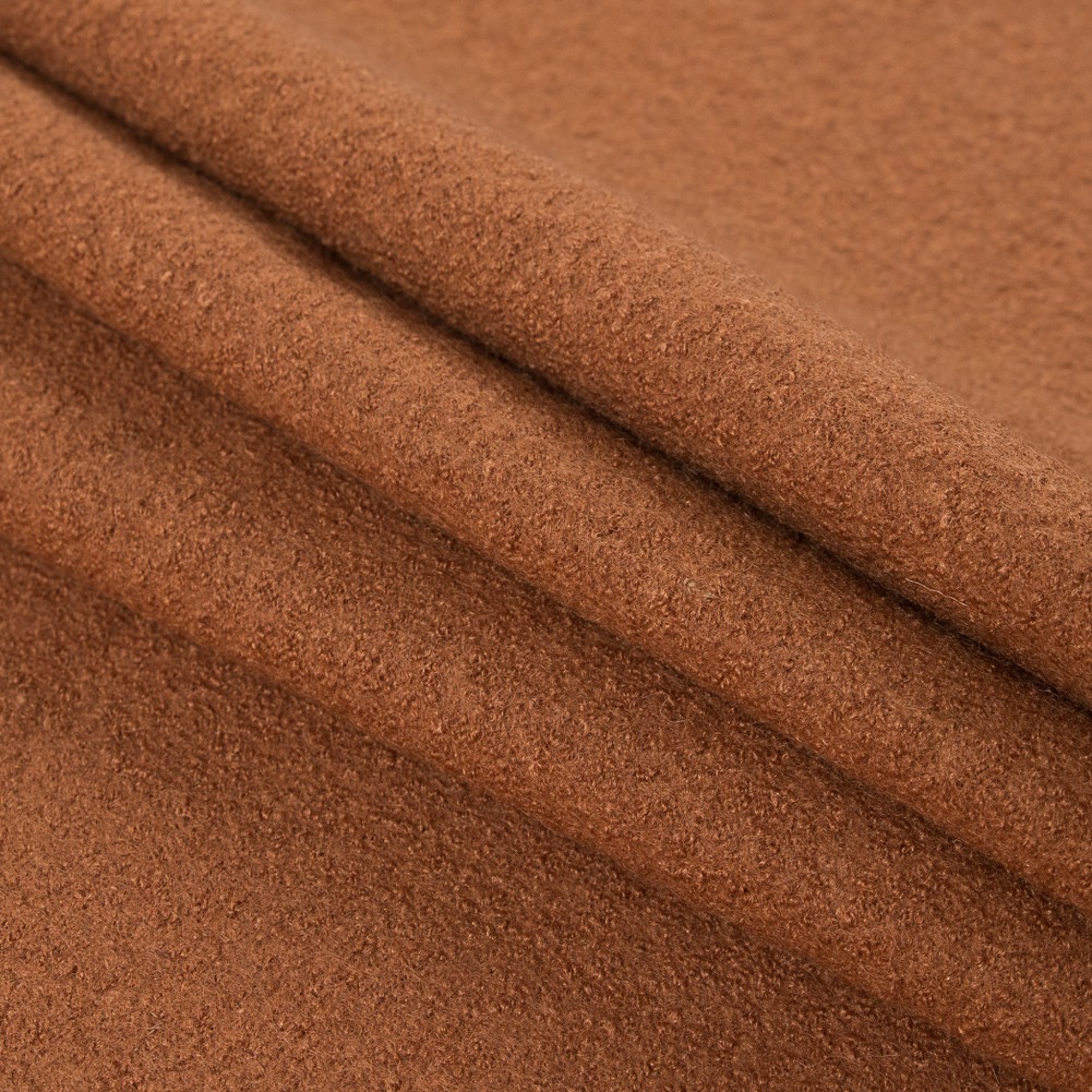 Boiled Wool Coating Fabric – Adobe Brown – Ketil Collection Boiled Wool Coating Fabric – Adobe Brown – Ketil Collection