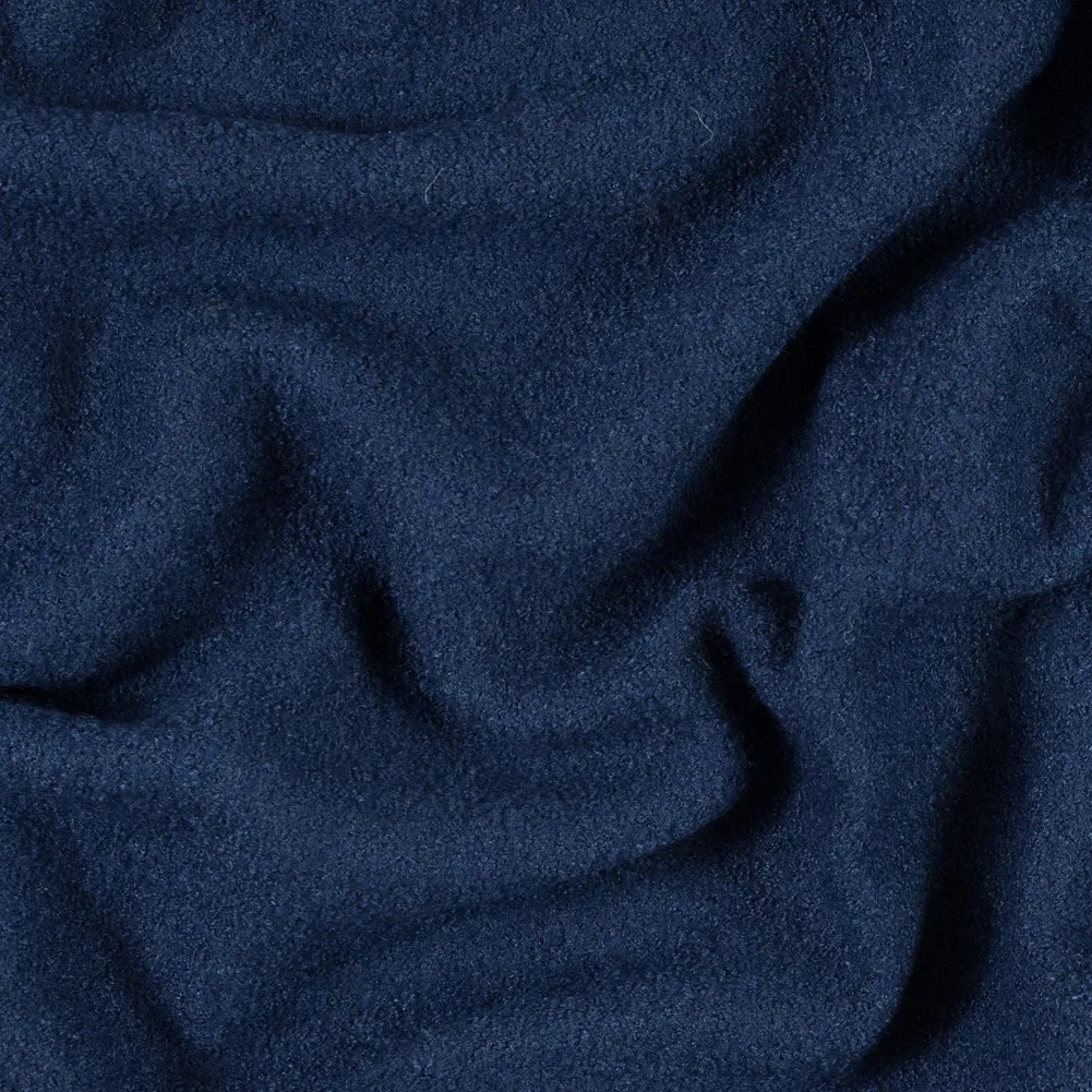 Boiled Wool Coating Fabric – Twilight Blue – Ketil Collection Boiled Wool Coating Fabric – Twilight Blue – Ketil Collection