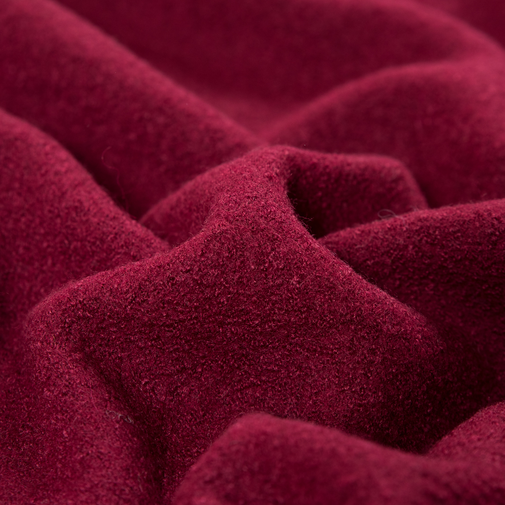 Boiled Wool Coating Fabric - Rumba Red - Ketil Collection