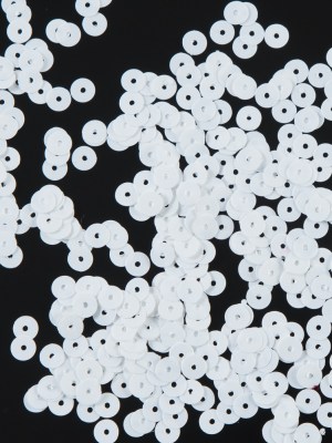 Bag of White Transparent Bright Loose Sequins – 5mm Bag of White Transparent Bright Loose Sequins – 5mm