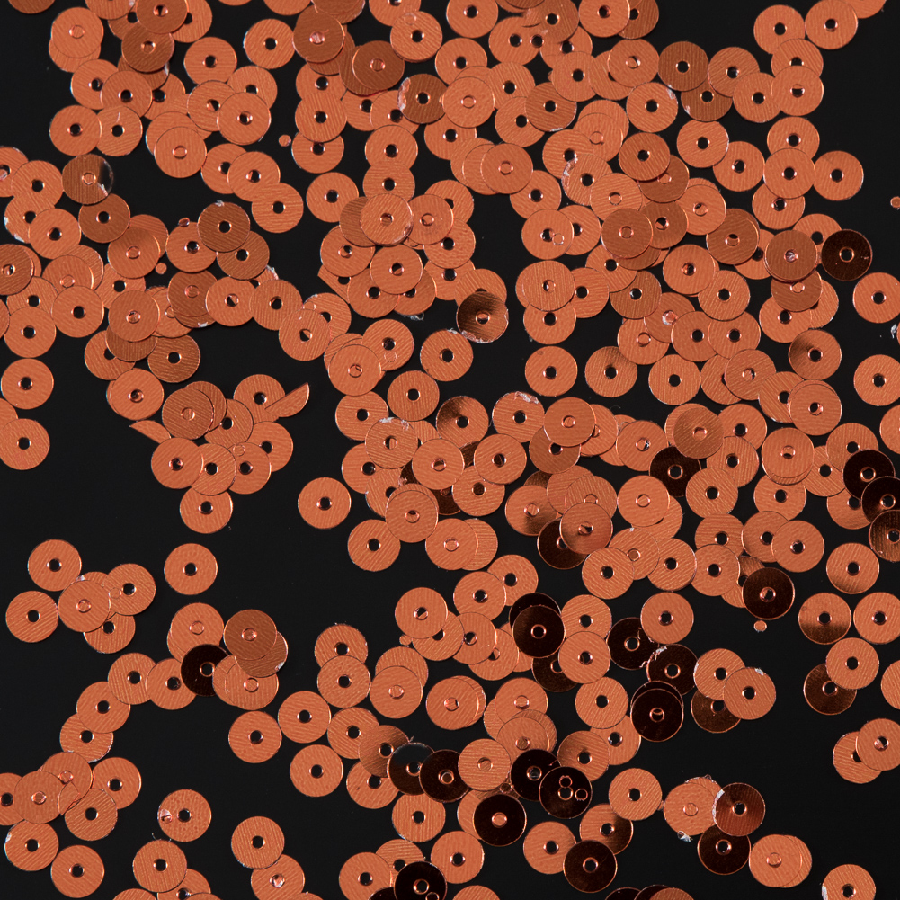 Bag of Purmpkin Color Loose Sequins with Silver Back – 5mm Bag of Purmpkin Color Loose Sequins with Silver Back – 5mm