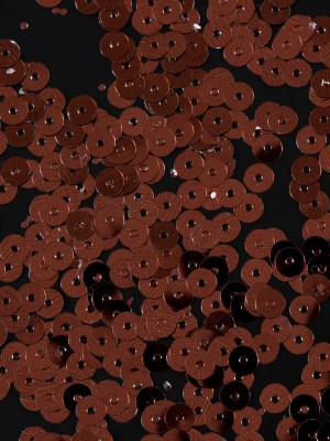 Bag of Rust Color Loose Sequins with Silver Back – 5mm Bag of Rust Color Loose Sequins with Silver Back – 5mm