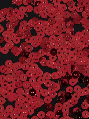 Bag of Red Color Loose Sequins with Silver Back – 5mm Bag of Red Color Loose Sequins with Silver Back – 5mm