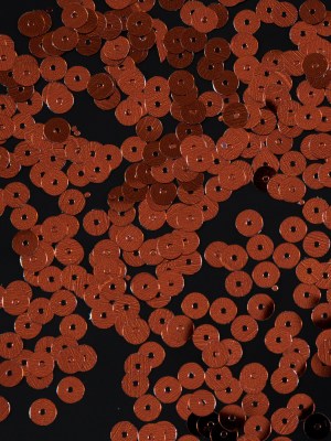 Bag of Rust Color Loose Sequins with Silver Back – 6mm Bag of Rust Color Loose Sequins with Silver Back – 6mm