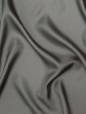 Twill Bemberg Lining – Medium Gray – Lustro Collection Twill Bemberg Lining – Medium Gray – Lustro Collection