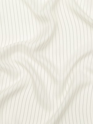 Bemberg Lining – Whisper White and Black Double Pinstripes Bemberg Lining – Whisper White and Black Double Pinstripes