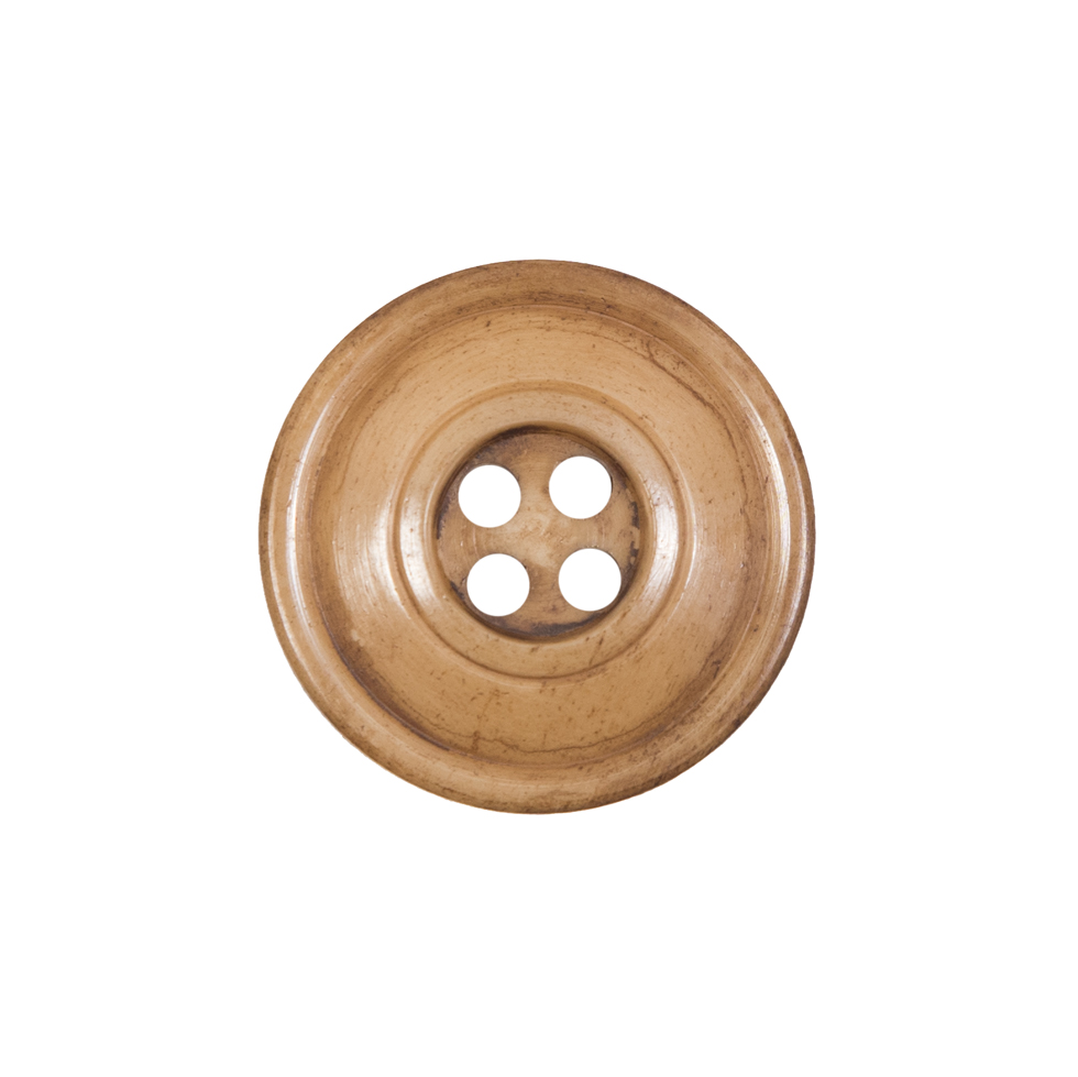 Beige Horn 4-Hole Button – 34L/21.5mm Beige Horn 4-Hole Button – 34L/21.5mm