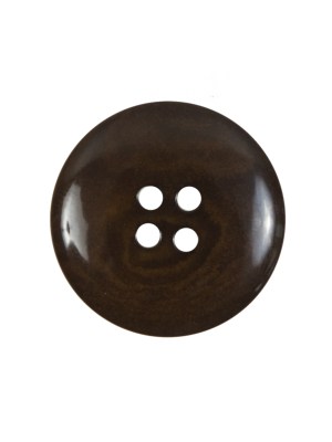 Dark Olive Domed Horn 4-Hole Button – 36L/23mm Dark Olive Domed Horn 4-Hole Button – 36L/23mm