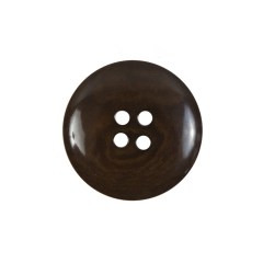 Dark Olive Domed Horn 4-Hole Button – 36L/23mm Dark Olive Domed Horn 4-Hole Button – 36L/23mm