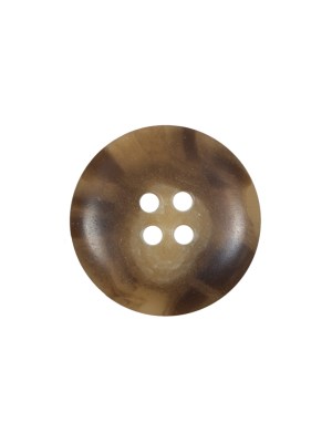 Brown Horn Flat 4-Hole Button – 28L/18mm Brown Horn Flat 4-Hole Button – 28L/18mm