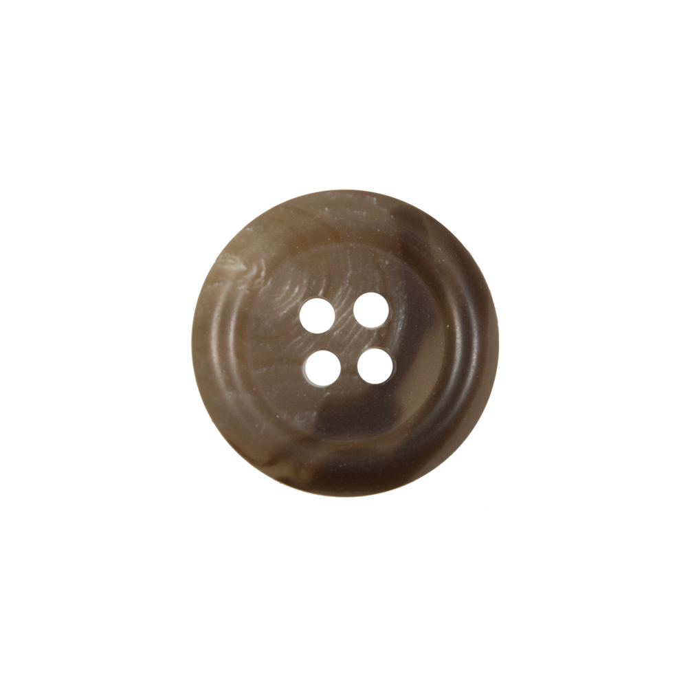 Brown Horn 4-Hole Button – 30L/19mm Brown Horn 4-Hole Button – 30L/19mm