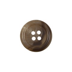 Brown Horn 4-Hole Button – 30L/19mm Brown Horn 4-Hole Button – 30L/19mm