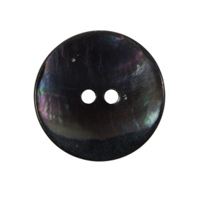 Iridescent Gray Concaved Mother of Pearl 2-Hole Button – 30L/19MM Iridescent Gray Concaved Mother of Pearl 2-Hole Button – 30L/19MM