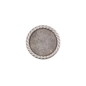 Silver Metal Shank Back Button – 24L/15mm Silver Metal Shank Back Button – 24L/15mm