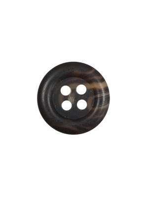 Brown Plastic 4-Hole Button – 22L/14mm Brown Plastic 4-Hole Button – 22L/14mm