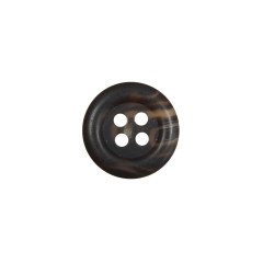 Brown Plastic 4-Hole Button – 22L/14mm Brown Plastic 4-Hole Button – 22L/14mm