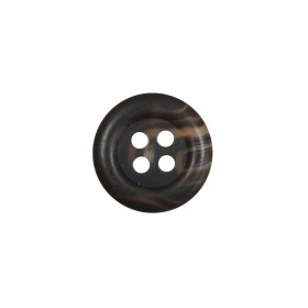 Brown Plastic 4-Hole Button – 24L/15mm Brown Plastic 4-Hole Button – 24L/15mm