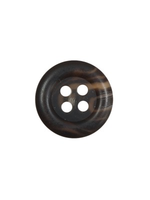 Brown Plastic 4-Hole Button – 24L/15mm Brown Plastic 4-Hole Button – 24L/15mm