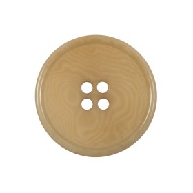 Suntan Swirled Horn 4-Hole Button – 40L/25.5mm Suntan Swirled Horn 4-Hole Button – 40L/25.5mm