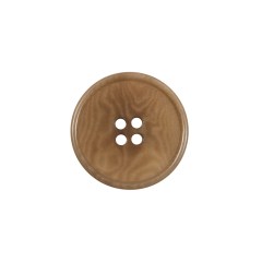 Dark Tan Horn 4-Hole Button – 32L/20mm Dark Tan Horn 4-Hole Button – 32L/20mm