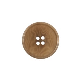 Dark Tan Horn 4-Hole Button – 30L/19mm Dark Tan Horn 4-Hole Button – 30L/19mm