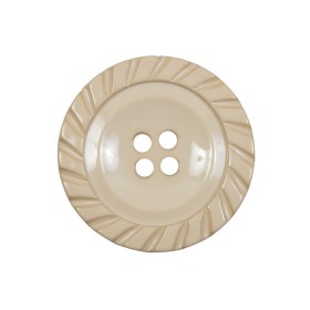 Beige Plastic 4-Hole Button – 40L/25.5mm Beige Plastic 4-Hole Button – 40L/25.5mm